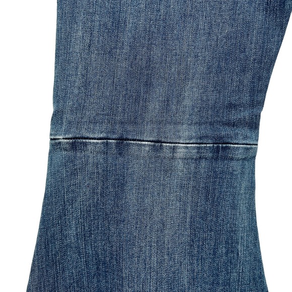 NWT GRACE in LA Women's Flare Leg Buttons High Rise Stretch Blue Denim Jeans 26 - Picture 14 of 16